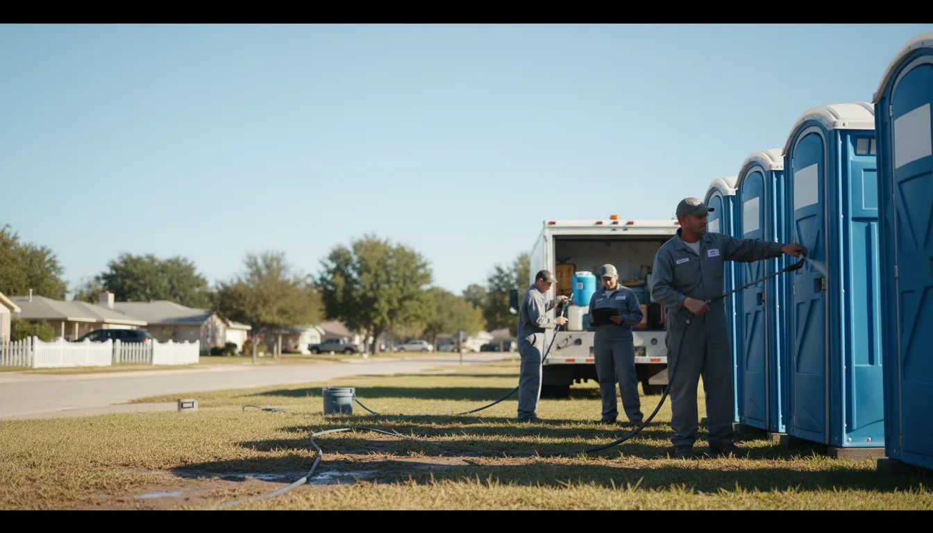 Long-Term Portable Toilet Rental in Flatonia, TX near me